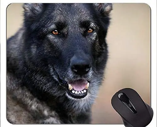 Produktbild: Mausunterlage der Schäferhunde, Mausunterlage des Schäferhundes mit genähten Rändern