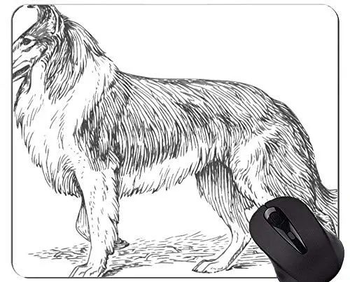 Produktbild: Schäferhund-Hundelustiger Hundeliebhaber Mousepads, Hunderutschfeste Gummibasis Mousepad