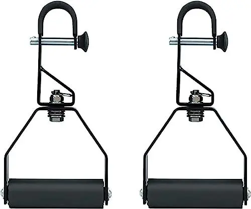 Produktbild: Yes4All Drehbare Klimmzuggriffe mit Rutschfesten Griffen und Schaumstoffpads - Dynamische Fitness Griffe befestigbar an Klimmzugstangen, Langhanteln, Latzug