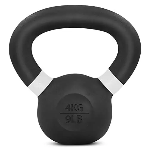 Produktbild: Yes4All QZHJ Pulverbeschichtetes Kettlebell aus Gusseisen, 4 kg