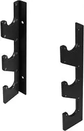 Produktbild: Yes4All SN5M Horizontale Wandhalterung Langhantel Halter, 3 Bars