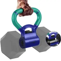 Produktbild: Yes4All TPH9 Kettlebell Griff, Blau/Türkis, Hantel-Konverter