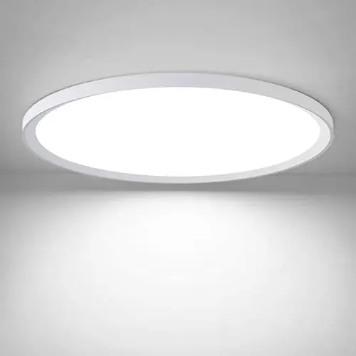 Produktbild: Yexati 18W LED-Deckenlampe, 6500K LED-Deckenlampe, IP44 Badezimmer Deckenlampe für Flur Schlafzimmer Balkon Wohnzimmer Büro Küche Keller Ø22CM