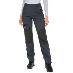 Produktbild: yeyity Damen Wanderhose Wasserdicht Softshellhose Skihose Winddicht Warm Gefüttert Winter Outdoorhose Schneehose Snowboardhose Trekkinghose(6081,Grau,L)