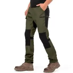 Produktbild: yeyity Wanderhose Herren Outdoor Hosen Robust Atmungsaktiv Langlebig Taktische Hose Arbeitshosen Männer zum Outdoor-Aktivitäten und Außenarbeiten(9925,Amy Grün,XL)