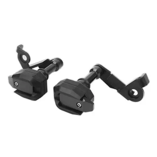 Produktbild: YFBH Fallschutz Motorrad CNC Absturzsicherung Rahmen Slider Verkleidung Schutz Crash Pad Schutz Für CBR1000RR CBR 1000RR 2017-2019 Crashpad (Farbe : Schwarz)