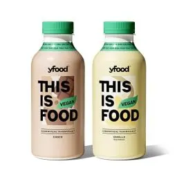 Produktbild: yfood Vegan Dream Team, 12 x 500ml, Vegan Choco & Vegan Vanille, THIS IS FOOD Drinks, Leckere Trinkmahlzeit für unterwegs, inkl. 3 € Pfand