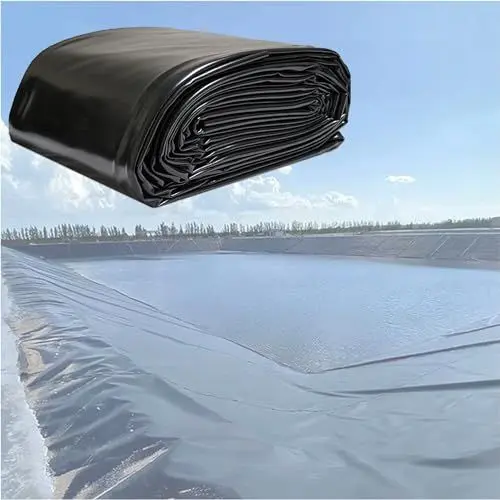Produktbild: Yidelchon Teichfolie HDPE Teichfolien 10x12m 15x15m 1x2m 3x4m 5x6m 7x8m Wassergarten Fisch Teichmembran UV-Beständigkeit Teichplane Stärke 0.12mm Fisch Und Pflanzenfreundlich(Size:5x6m)