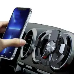 Produktbild: YIEDDE Handyhalterung Auto runde lüftung für Runde lüftungen Kratzschutz KFZ Handy Halterung für Mercedes-Benz A/B/C/E/S Mini FIAT 500 Ibiza Mini Cooper Accessoires,Mercedes Benz Accessoires