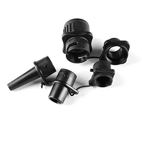 Produktbild: GIMOCOOL Schlauchboot Ventiladapter,SU P Surf Paddle Ventiladapter,Pumpenadapter,Luftpumpenkonverter mit 4 Stück Gasdüse Aufblasbarer Adapter Für Ventile Aufblasbare Kanus Schlauchboote