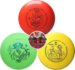 Produktbild: Yikun Scheiben Professional Disc Golf Set 4 in 1|PDGA Approved|Putter Midrange Driver Disc|165–176 g|Perfect Outdoor Spiele für Kinder und Erwachsene…