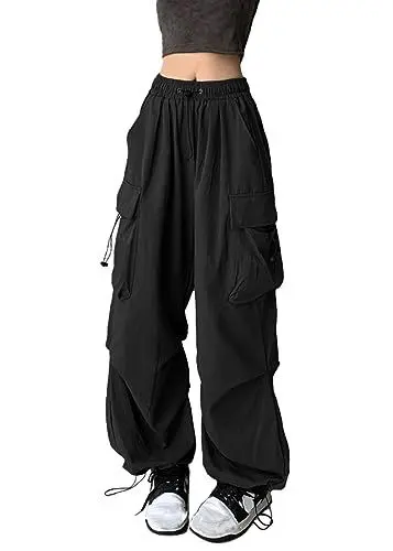Produktbild: YINGWIN Jogginghose Baggy Cargohose Damen Streetwear Gothic Kleidung Damen Punk Y2k Techwear Hose
