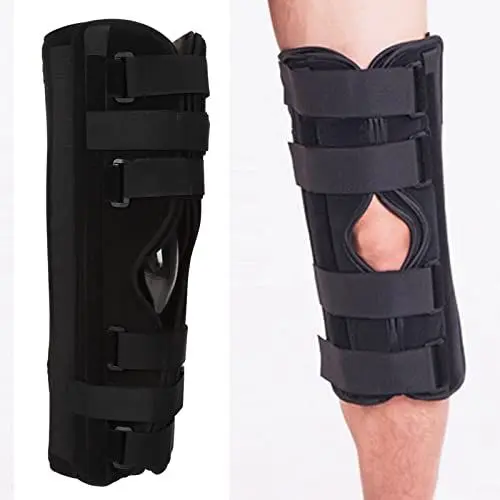 Produktbild: Knieorthese, Kniestütze mit Verstellbarem 3-Panel,Kniestabilisator für Männer und Frauen,Knie-Bein-Wegfahrsperre für Verstauchungen, Verrenkungen, Verletzungen(XL)