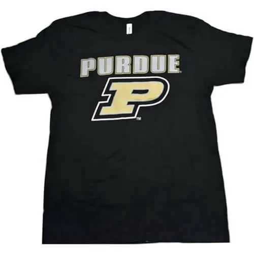Produktbild: yipiao J America Mens Purdue Boilermakers ShirtTop Sweatshirt Short Sleeve Black S