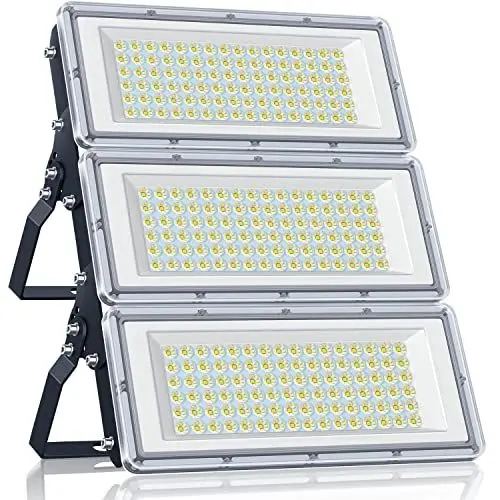 Produktbild: YIQIBRO LED Strahler Außen 300W, 30000LM Superhell Fluter Außen, Aussenstrahler Wasserdicht IP67, 6500K Kaltweiß Außenstrahler LED Scheinwerfer 85-265V für Garten, Garage, Fabrik, Sportplatz