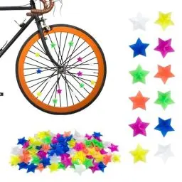 Produktbild: YIUWOD 72 StüCk,Speichenreflektoren Fahrrad Kinder - Reflektoren Fahrrad Speichen - Fahrrad ZubehöR Kinder - Geeignet FüR die Meisten Fahrradtypen, Perfekte Geschenkauswahl FüR Jungen Und MäDchen