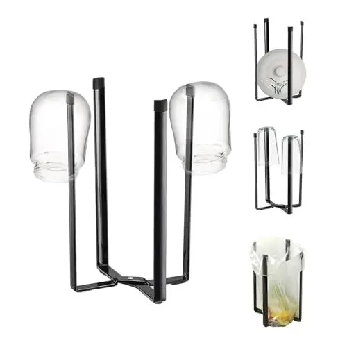 Produktbild: YIUWOD Flaschentrockner - TrockenstäNder Babyflaschen - Flaschenabtropfgestell - Geeignet füR GläSer, Babyflaschen, Thermoskannen, Weinflaschen, Wiederverwendbare Lebensmittelaufbewahrungsbeutel