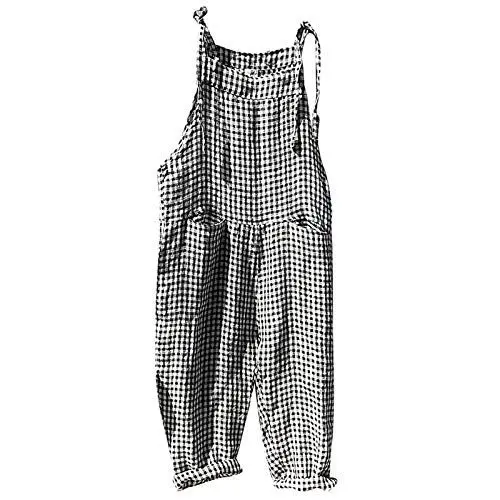 Produktbild: YIzdegg Halloween Kostüm Größe M Mode-Frauen-Verband-ärmelloser Overall-Streifen-Bodysuit-Playsuit-Spielanzug (Black, XXXL)