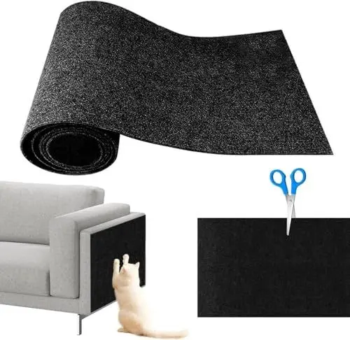 Produktbild: YJWZ 40 * 200cm Kratzmatte Katze Wand Selbstklebend Kratzschutz Sofa Katze Kratzteppich Ecke DIY Climbing Cat Scratcher Mat AntiKratz Tape Kratzpads Katzenkratzmatte