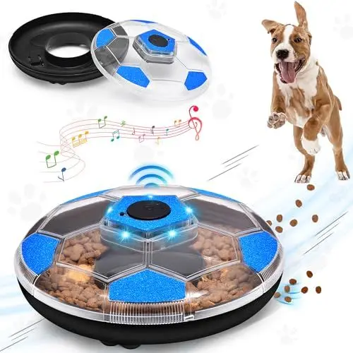 Produktbild: Ykall Hundespielzeug Intelligenz – Interaktives Futterspielzeug mit 5 Geräuschen, Lichtern, Einstellbarem Schwierigkeitsgrad & Anti-Kau Design – Spielzeug für Kleine & Große Hunde