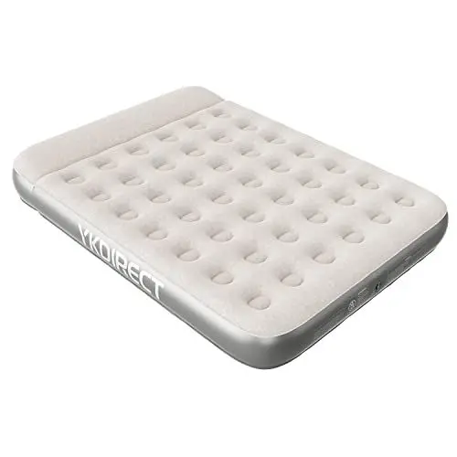 Produktbild: YKDIRECT Camping Doppel Luftbett Camping Luftmatratze, Luftmatratze für 2 Personen Pillow Top Design - 203x152x22cm
