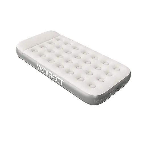 Produktbild: YKDIRECT Camping Einzelluftbett Camping Luftmatratze, Luftmatratze für 1 Person, Pillow Top Design - 190x100x22cm