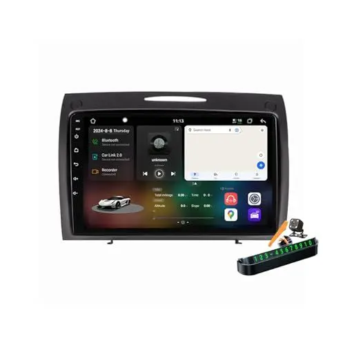 Produktbild: YLOXFW M6 pro plus3, Autoradio Android 14.0 Navi 2 DIN Stereo für B-ENZ SLK Class R170 R171 W171 2004-2011 Sat GPS Navigation 9 Zoll Cartablet DVD Multimedia Player mit Carplay 4G 5G WiFi DSP SWC