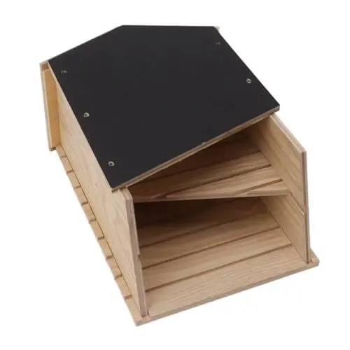 Produktbild: YLSZHYR Fledermaushaus-Set für Den Außenbereich, Doppelkammer, Wasserdichter und Winddichter Fledermauskasten aus Holz, Unterschlupf für Den Außenbereich, Garten, Terrasse, Hof, Fledermauskasten für D