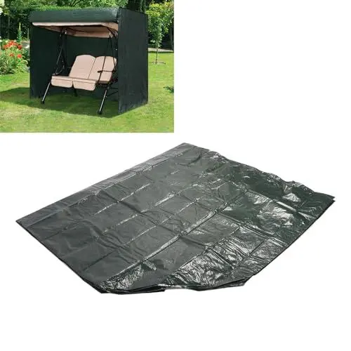 Produktbild: YLSZHYR Outdoor-Schaukelabdeckung, 2-Sitzer-Terrassen-Gartenschaukel-Abdeckung, Garten-Hängematten-Gleiter-Abdeckung, wasserdichte, Staubdichte Möbelabdeckung, Allwetterschutz