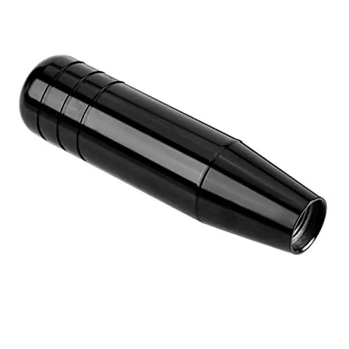 Produktbild: Ymiko Schaltknauf, Auto Schaltknauf Schaltknauf, Aluminiumlegierung Auto Schaltknauf Griff Schalthebel 13cm, Aluminium Gewichtete Manuelle Schaltknäufe Fit(Schwarz)