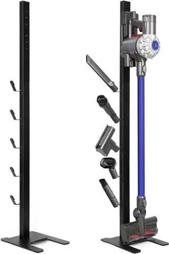 Produktbild: YMUPALNI Ständer kompatibel mit Dyson Gen5 V15s V15 V12 Slim V11 V10 V8 V7 V6, Halterung, Bodenständer, Zubehörhalter, Aufbewahren und Organisieren, kein Bohren