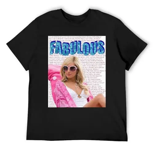Produktbild: Ynslfs High School Musical Sharpay Fabulous DMN Men's T-Shirt Unisex Black Men Tees L