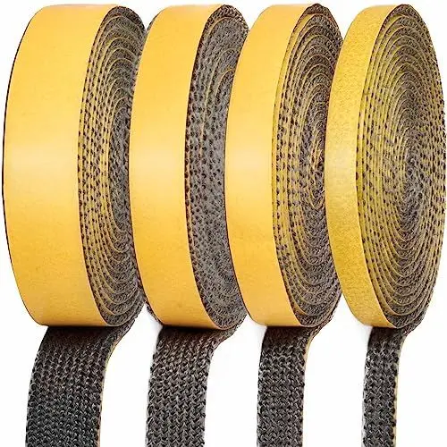 Produktbild: YOCCEK Feuerfestes Dichtungsband Kamindichtung Ofendichtband Selbstklebend Kamin Ofenrohr Dichtband Dichtung für Kaminofen Kamintür Smoker Ofendichtschnur (2mm x 10mm x 3m)
