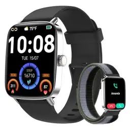 Produktbild: Yoever Smartwatch Herren Damen mit Telefonfunktion - 1.85