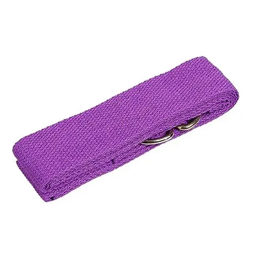Produktbild: Yoga Gurt Yogagurt Zubehör Yoga Band Yogagurt Mit Schnalle Dehnungsband Stretching 250 x 3,8 cm,für Yoga, Pilates und Dehnübungen(Lila)
