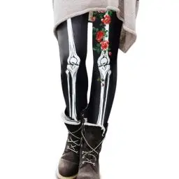 Produktbild: Yoga Hose Damen Jogginghose Arbeitshose Sport Leggings Kompressionsleggins Halloween Strumpfhose Costume Push Up Po Gym Jeggings Stretch Sportleggings Mädchen Lang Kurz Halloween-Kostüm Kostüme,XL