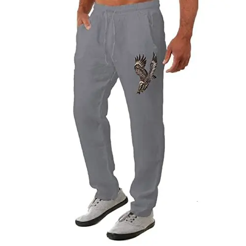 Produktbild: Yoga Pants männer jagdhose elasthan Sommer wasserdicht Herren Leinenhose Herren mit reißverschluss Trekkinghose Herren kurzgröße Sommer Wanderhose Men wasserdicht Sommer
