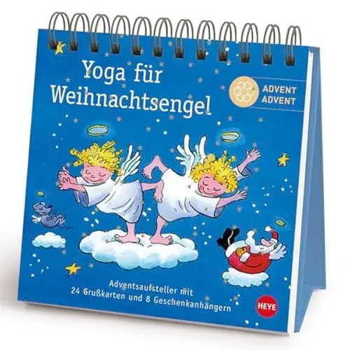 Produktbild: Yoga für Weihnachtsengel Adventsaufsteller Geschenkbuch