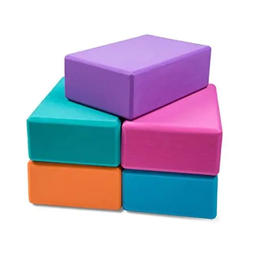 Produktbild: YARNOW Hochdichter Eva Yoga Block Rutschfester Trainingshilfe Für Fitness Stretching Leicht Und Für Yoga Und Ansprechendem Matcha Grün