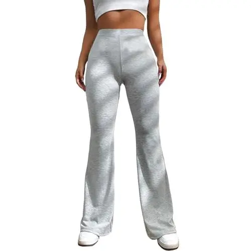 Produktbild: Yogahose Damen Lang Ausgestelltem Bein Push Up Schwarz Sportleggins Bootleg Skims Dupe Schlaghose Flared Leggings Bequeme High Waist Outdoor-Sport mit Taschen Yoga Pants Jogginghose Trainingshose