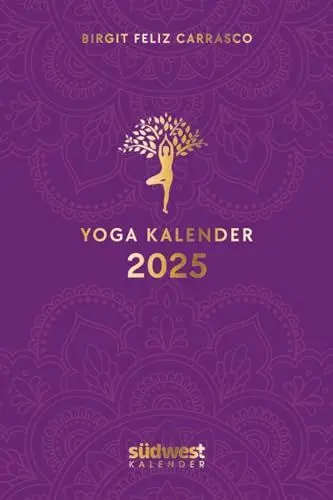 Produktbild: Yoga-Kalender 2025 - Taschenkalender mit Mantras, Meditationen, Affirmationen und Hintergrundgeschichten - im praktischen Format 10,0 x 15,5 cm, mit zahlreichen Illustrationen und Lesebändchen