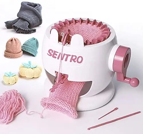 Produktbild: Yohencin Strickmaschine,22 Nadeln Smart Weaving Loom Knitting Round Loom,DIY-Doppelstrickmaschine für Socke, Mütze und Schal, Handstrickmaschine für Kinder und Erwachsene