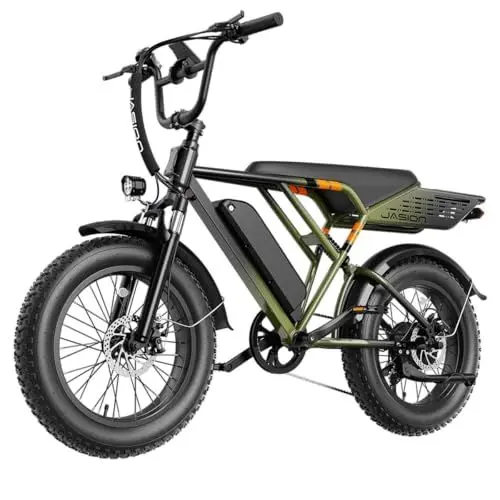 Produktbild: YOLOWAY E Bike Herren Elektrofahrräder-Ebike mit Batterien 48V 13Ah, E-Bike 20 Zoll, Ebike Herren bis zu 70km, Elektrofahrrad 7-Gang, RetroVolt Grün