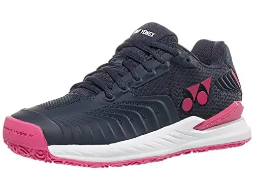 Produktbild: YONEX Damen Power Cushion Eclision 4 Clay Tennisschuhe Sandplatzschuh Dunkelblau - Pink 37