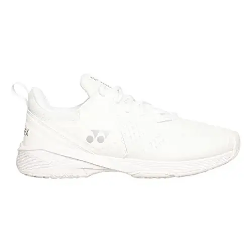 Produktbild: YONEX Damen Power Cushion Sonicage 3 Ac Tennisschuhe Allcourtschuh Weiß - Silber 37,5