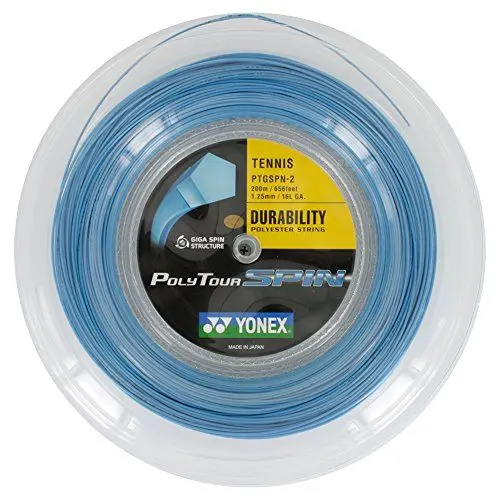 Produktbild: YONEX Saitenset Poly Tour Spin, Blau, 200 m, 0195220121900010