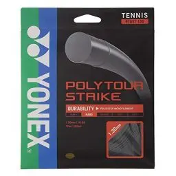 Produktbild: Yonex Unisex – Erwachsene Poly Tour Strike Saitenset 12m-Schwarz Tennis-Saite