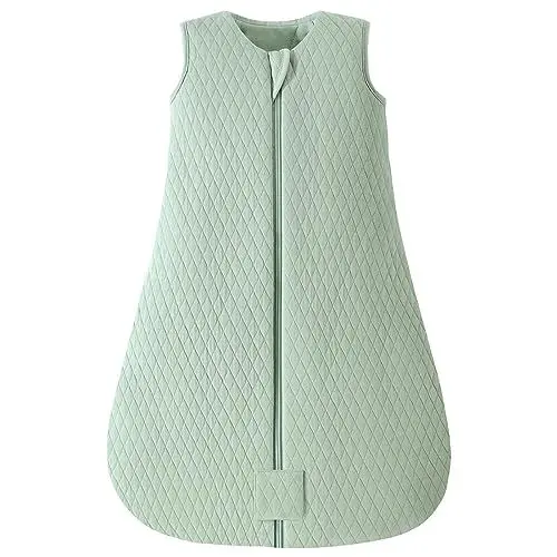 Produktbild: Yoofoss Schlafsack Baby Winter Baumwolle 2.5 TOG Warm Baby Winterschlafsack Weich Babyschlafsack Neugeborene im 6-12 Monaten Perfekte für Winter Grün