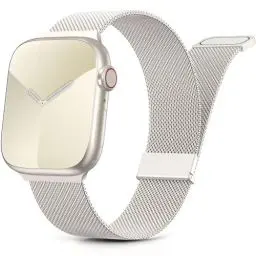Produktbild: Yoohoo Armbänder Kompatibel mit Apple Watch 40mm 41mm 42mm 49mm 45mm 44mm 38mm für Damen/Herren Prämie Edelstahl Metall Ersatz Armband für Apple Watch Ultra Ultra2 SE Series 9 8 7 6 5 4 3 2 1
