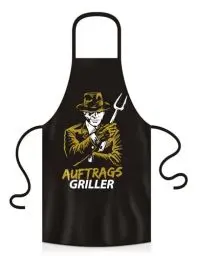 Produktbild: YORA Grillschürze für Männer Vatertagsgeschenk - Kochschürze lustig (inkl. Urkunde) - lustige Geschenke zum Vatertag - Geschenkideen Opa & Papa - Lustig (Auftragsgriller)